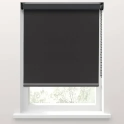 Rolgordijn Latina verduisterend - zwart (15057)