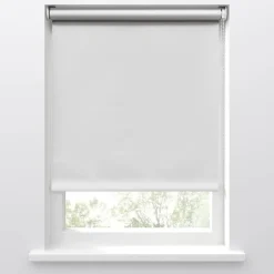 Rolgordijn verduisterend sneeuwwit - 60x160 cm