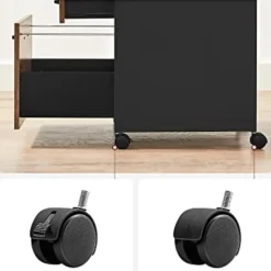 Rolkast met wieltjes, 2 laden, 50kg