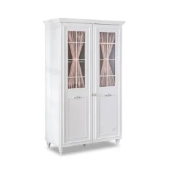 Romance 2 deurs kledingkast met ramen meisjeskamer