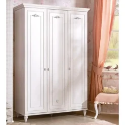 Romance 3-deurs kledingkast meisjeskamer