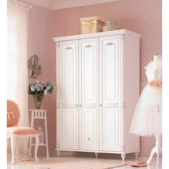 Romantic 3 deurs kledingkast meisjes kamer
