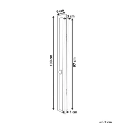 ROSALIE - Wandlamp - Goud - 100 cm - Staal
