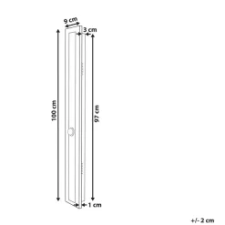 ROSALIE - Wandlamp - Goud - 100 cm - Staal
