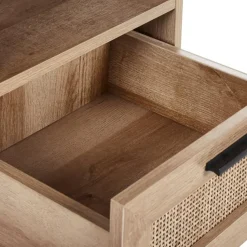 ROSELL - Staande badkamerkast - Lichthout - Vezelplaat