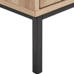 ROSELL - Staande badkamerkast - Lichthout - Vezelplaat