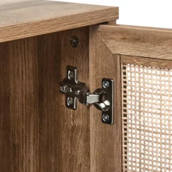 ROSELL - Staande wastafelkast - Lichthout - Vezelplaat