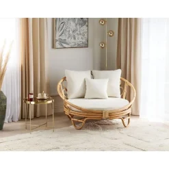 ROSSANO - Ligstoel - Natuurlijk - Rotan