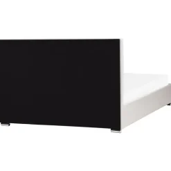 ROUEN - Bed met opbergruimte - Lichtbeige - 160 x 200 cm - Polyester