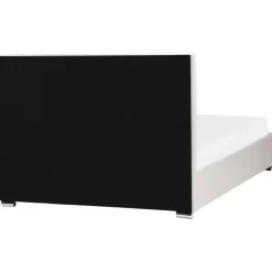 ROUEN - Bed met opbergruimte - Lichtbeige - 140 x 200 cm - Polyester