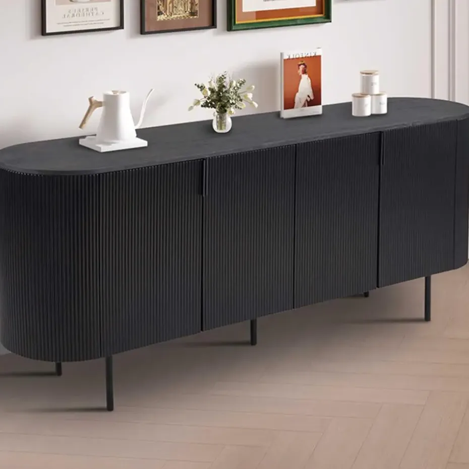 Rousseau Dressoir Lagos - 200 x 45 x 80 cm - Donkerbruin