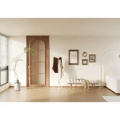 Rousseau Staande kapstok Kassie - Ø48 x 174 cm - Wit / Metaal