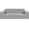 ROVIGO - Loungebank - Lichtgrijs - Polyester