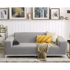 ROVIGO - Loungebank - Lichtgrijs - Polyester