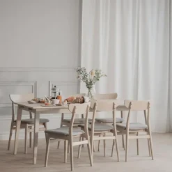 Rowico Home Filippa Houten Eettafel Verlengbaar 180 cm - Whitewash