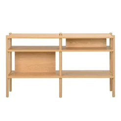 Rowico Home Holton Hoge Houten Wandkast - B 140 cm - Naturel