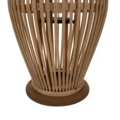 Ruhhy Lantaarn Rotan - bamboe - natuurlijke look - H40 cm