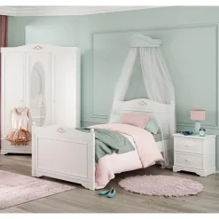 Rustic commode ladekast wit compleet meisjeskamer