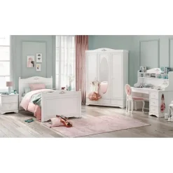 Rustic hemelbed twijfelaar meisjesbed meisjeskamer 200 x 120 cm