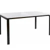 Sabine - Eettafel 160x90 cm voor 8 in wit MDF