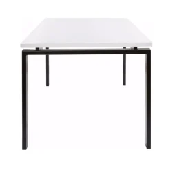 Sabine - Eettafel 160x90 cm voor 8 in wit MDF