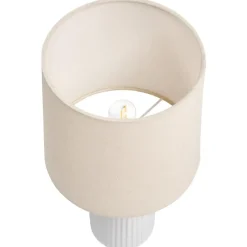 SALIENTE - Tafellamp - Gebroken wit - Keramiek