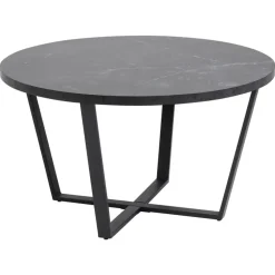 Salontafel Alma - zwart - 44xØ77 cm