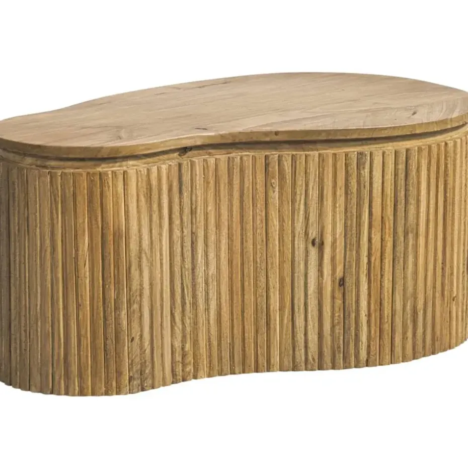 Salontafel Cyril - mangohout - 80x50x37 cm