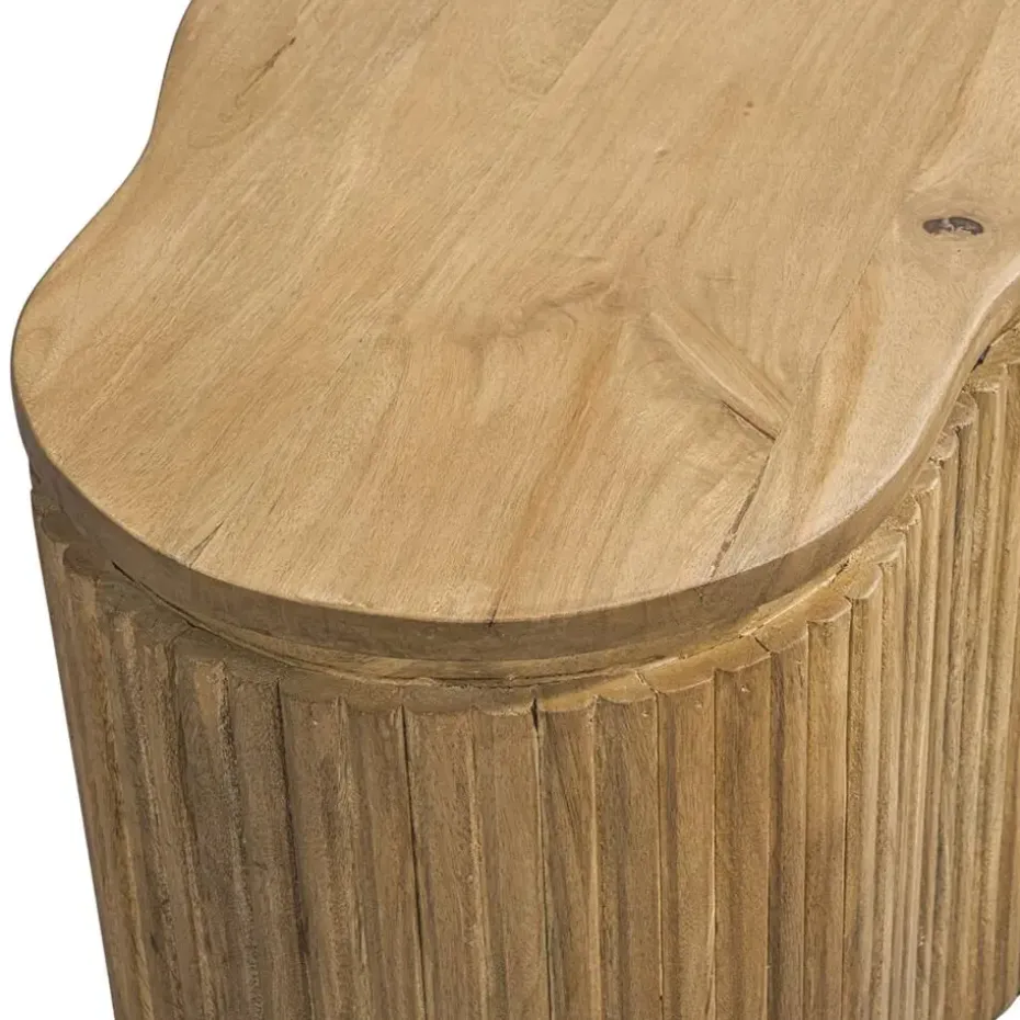 Salontafel Cyril - mangohout - 80x50x37 cm