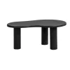 Salontafel James - zwart - 90x60x37 cm