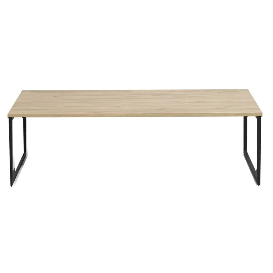 Salontafel Lucca - naturelkleur - 34x118x67 cm