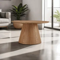 Salontafel Naturel Eikenhout - 80x80x45cm - 13kg - Tango