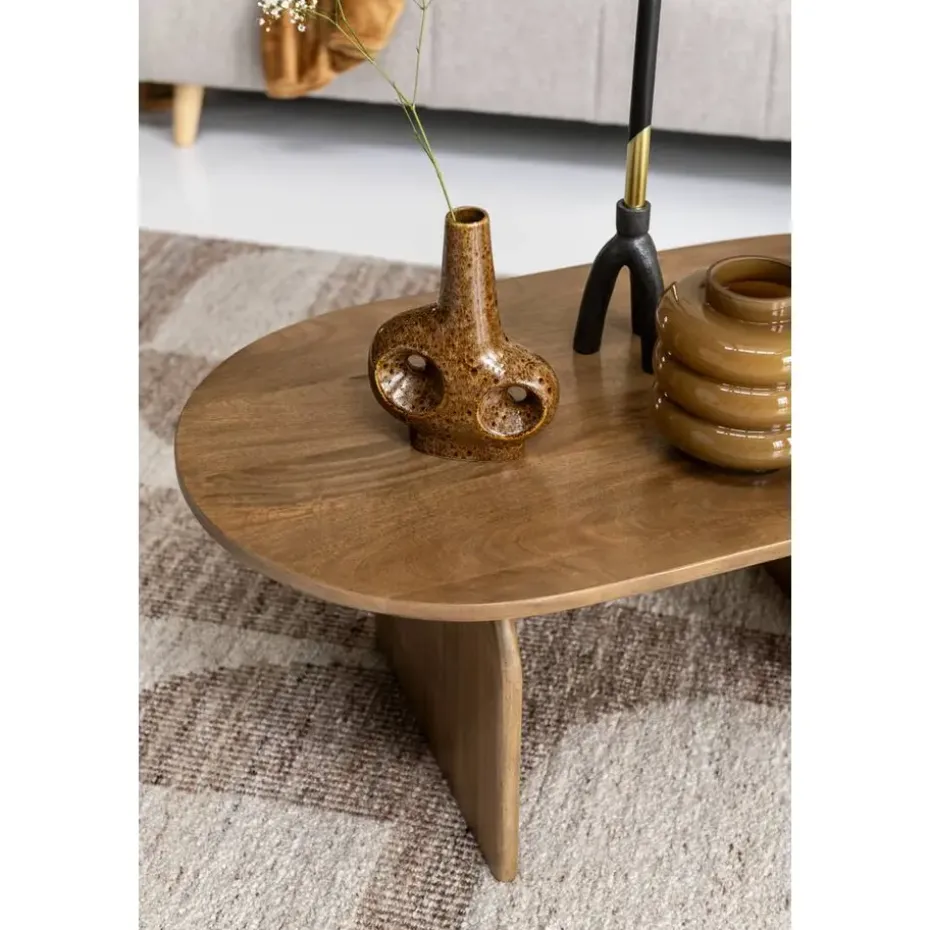 Salontafel Olivier - mangohout - 100x50x40 cm