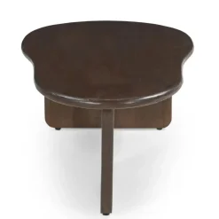 Salontafel Organisch 130cm - Donkerbruin Mangohout - Sira