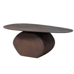 Salontafel Organisch 100cm - Bruin Mangohout - Ebbe