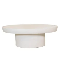 Salontafel Ovaal - Beige - Betonlook - 120cm - Tess