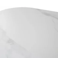 Salontafel Ovaal - Walnoot Hout/Keramisch - 120x60x38cm - Alba