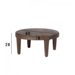 Salontafel Set van 2 - Acaciahout - Rond - Tafel Mio