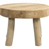 Salontafel Tjeu - naturel - 43xØ60 cm