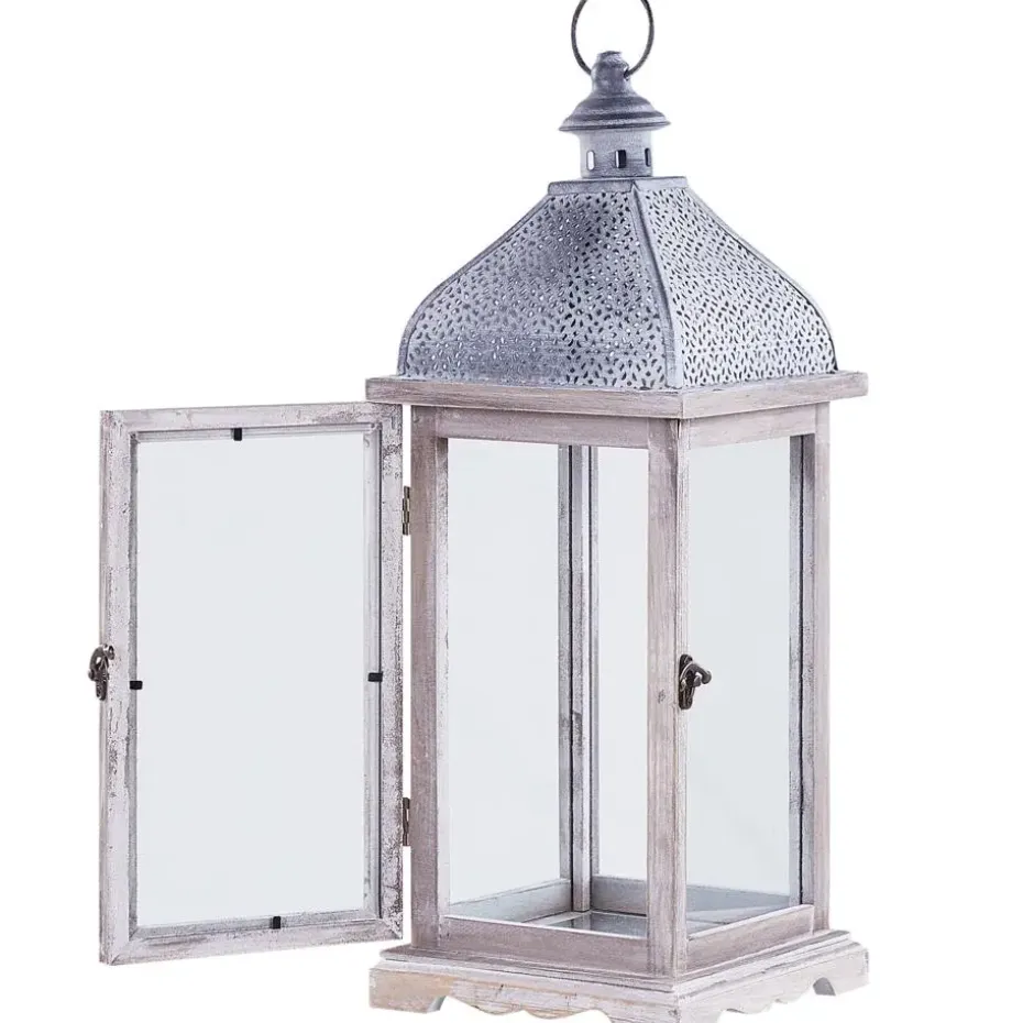 SAMAR - Lantaarn - Wit - IJzer