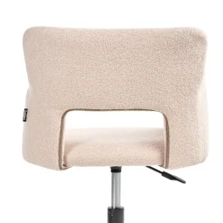 SANILAC - Bureaustoel - Beige - Bouclé