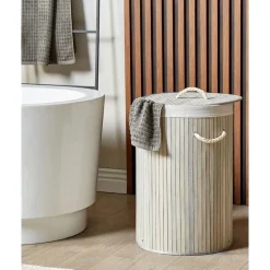 SANNAR - Mand - Grijs - Bamboehout