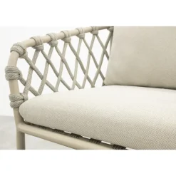 Sara dining tuinstoel - Rope/Latte - Zandkleur