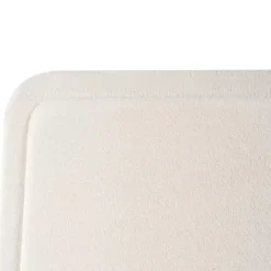 SARDENT - Tweepersoonsbed - Off-white - 140 x 200 cm - Bouclé