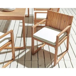 SASSARI - Tuinkussen - Wit - 46 x 46 cm - Polyester