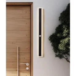 SAVANE - Wandlamp - Zwart - 80 cm - Staal