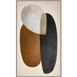 Schilderij Abstract warm - multikleur - 118x70 cm