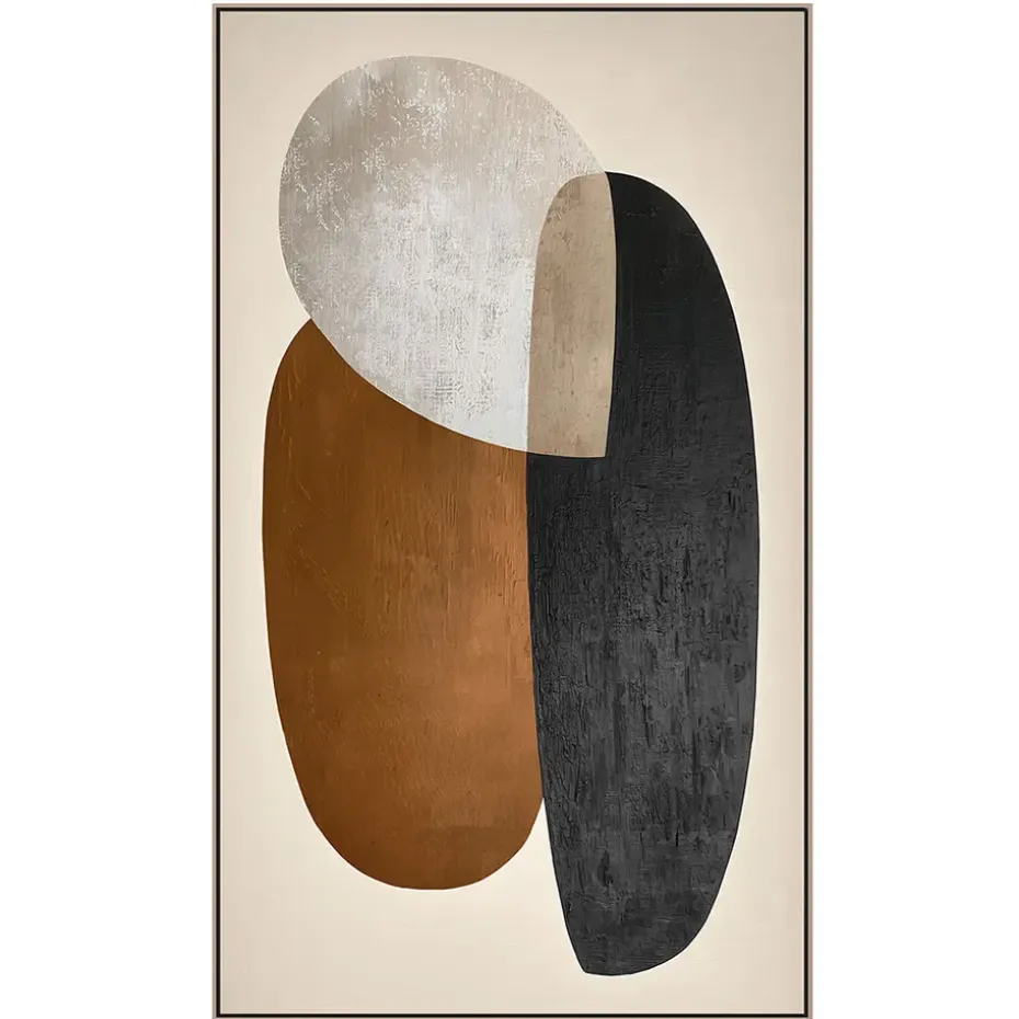 Schilderij Abstract warm - multikleur - 118x70 cm