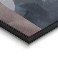 Schilderij Abstracte Illusie I - 70 x 50cm - Beige