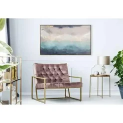 Schilderij Abstracte kunst - 70 x 118cm - Blauw